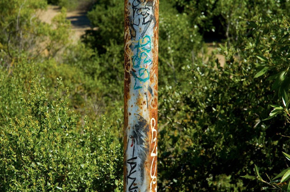 Painted pole